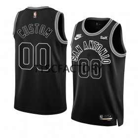 Dres San Antonio Spurs Prilagođeni Nike 2022-23 Classic Edition Crno Swingman - Muške